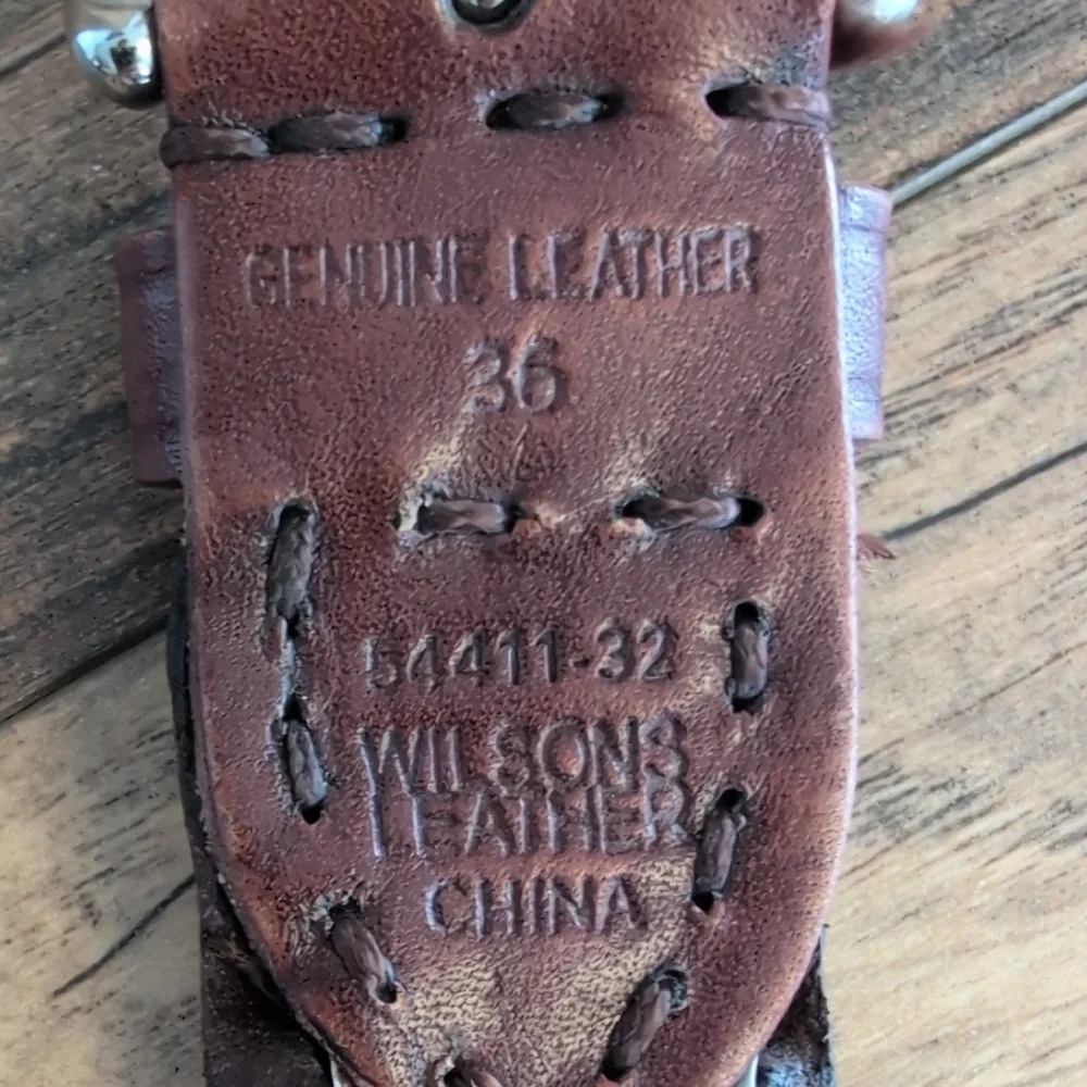 Wilsons Genuine Leather Men's Premium Braided Leather Belt 36         M170